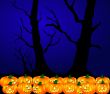 Background with Halloween Pumpkin