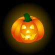 Background with Halloween Pumpkin