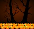 Background with Halloween Pumpkin