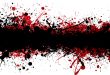 blood strip top black