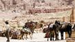 Petra ruins and mountains in Jordan