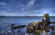 Skye island sea landscape