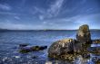 Skye island sea landscape