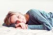 Woman lying