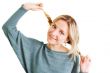 Girl with two plaits
