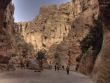 Petra ruins and mountains in Jordan