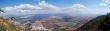 Golan heights rural landscape panorama