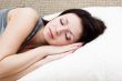 Sleeping on pillow