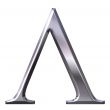 3D Silver Greek Letter Lambda
