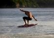 surfer on sunset