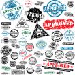 Approved rubber stamps collection