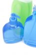 Bottle with liquid soap close up