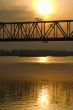 sunset and bridge