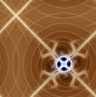 Abstract seamless brown fractal background