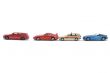 model toy car on white background