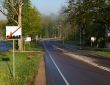 Road and signs. Early morning