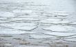 Ice on water