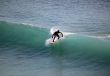Surfer in ocean