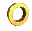 gold letter O - 3d made