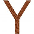 Wooden Letter Y