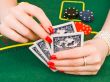 woman playing in casino