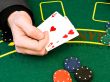 hand holding cards