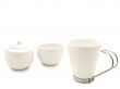 white modern tea-set