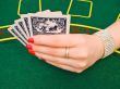 woman playing in casino