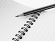 pencil and notepad