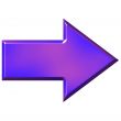 3D Purple Arrow