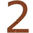 Wooden Number 2