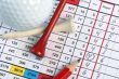 Golf scorecard with birdie