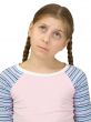 Portrait of the sad girl