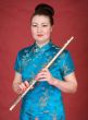 Japanese girl with flute