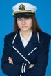 Portrait of the beautiful captain
