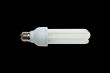 Fluorescent light bulb isolated