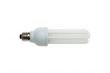 Fluorescent light bulb isolated