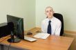 Businessman on a workplace