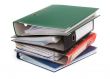 pile of colorful files