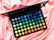 multicolored eye shadows