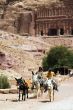 Petra ruins and mountains in Jordan