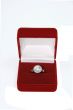 Golden ring with diamond