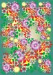 bright floral background