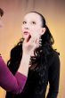girl doing makeup
