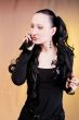 dark hair lady with phone