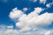 Cotton like cloudy sky