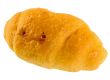 The sweet croissant on white background