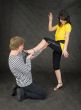 Man kisses to the lady a foot