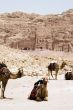 Petra ruins and mountains in Jordan