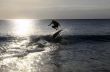 Surfer on sunset